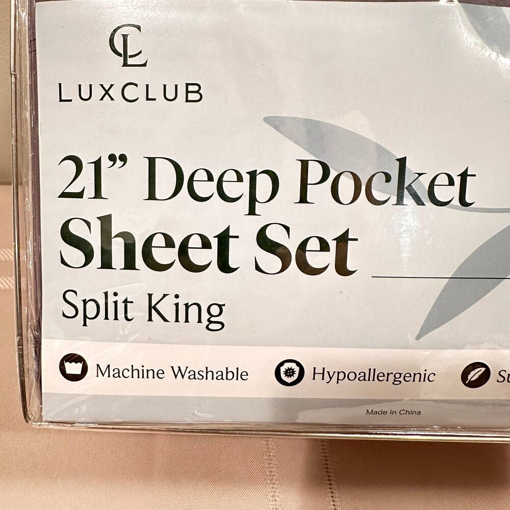 King Sheets 7 Piece Deep Pocket Sheets Set - Picture 10 of 11